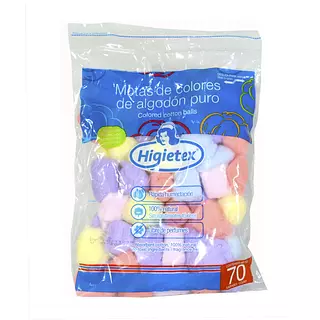 Algodón Motas X70 Colores Higietex