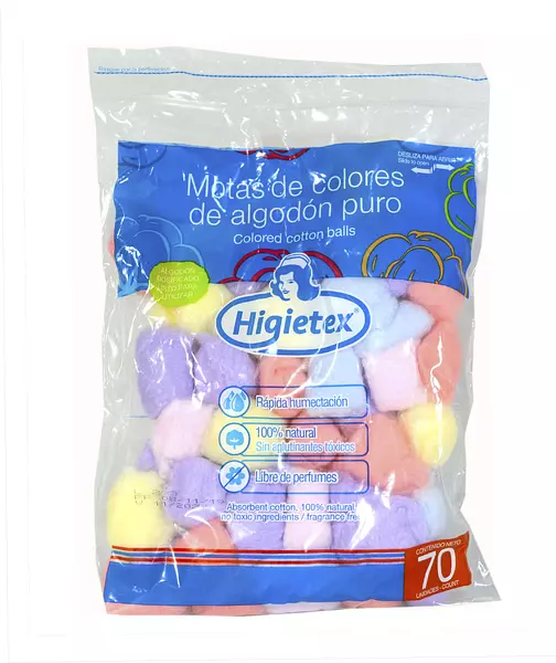 Algodón Motas X70 Colores Higietex