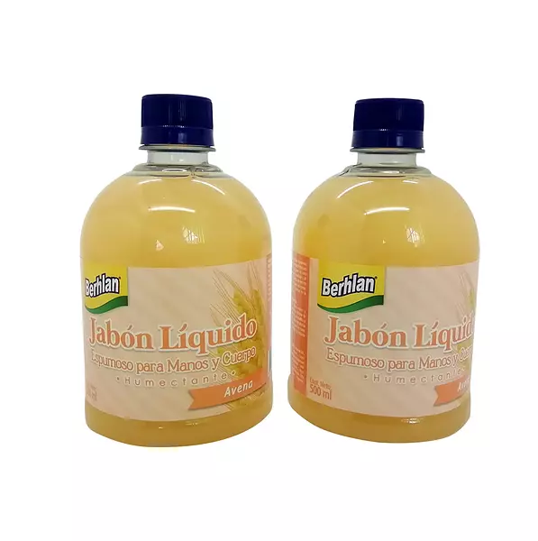 Jabon Liquido Antibacterial Berhlan