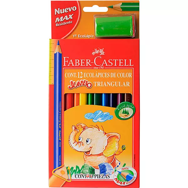Color Faber-Castell X12 Jumbo Triangular