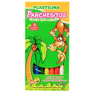 Plastilina Parchesitos X9 Larga