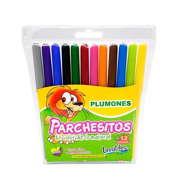 Plumón Parchesitos X12