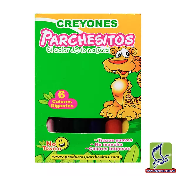 Crayon Parchesito X6 Jumbo