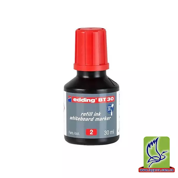 Tinta Recargable Edding Bt30 Rojo