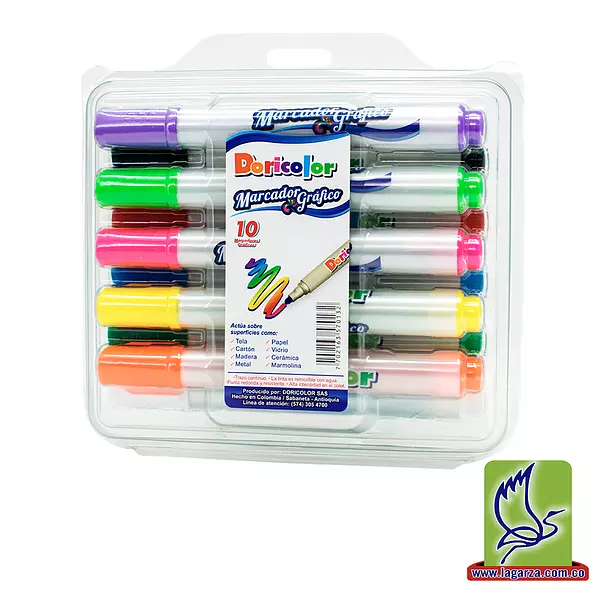 Marcador Grafico X10 Doricolor