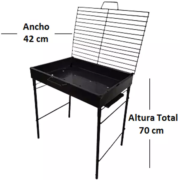 Parrilla Brasero Asador A Carbón # 4
